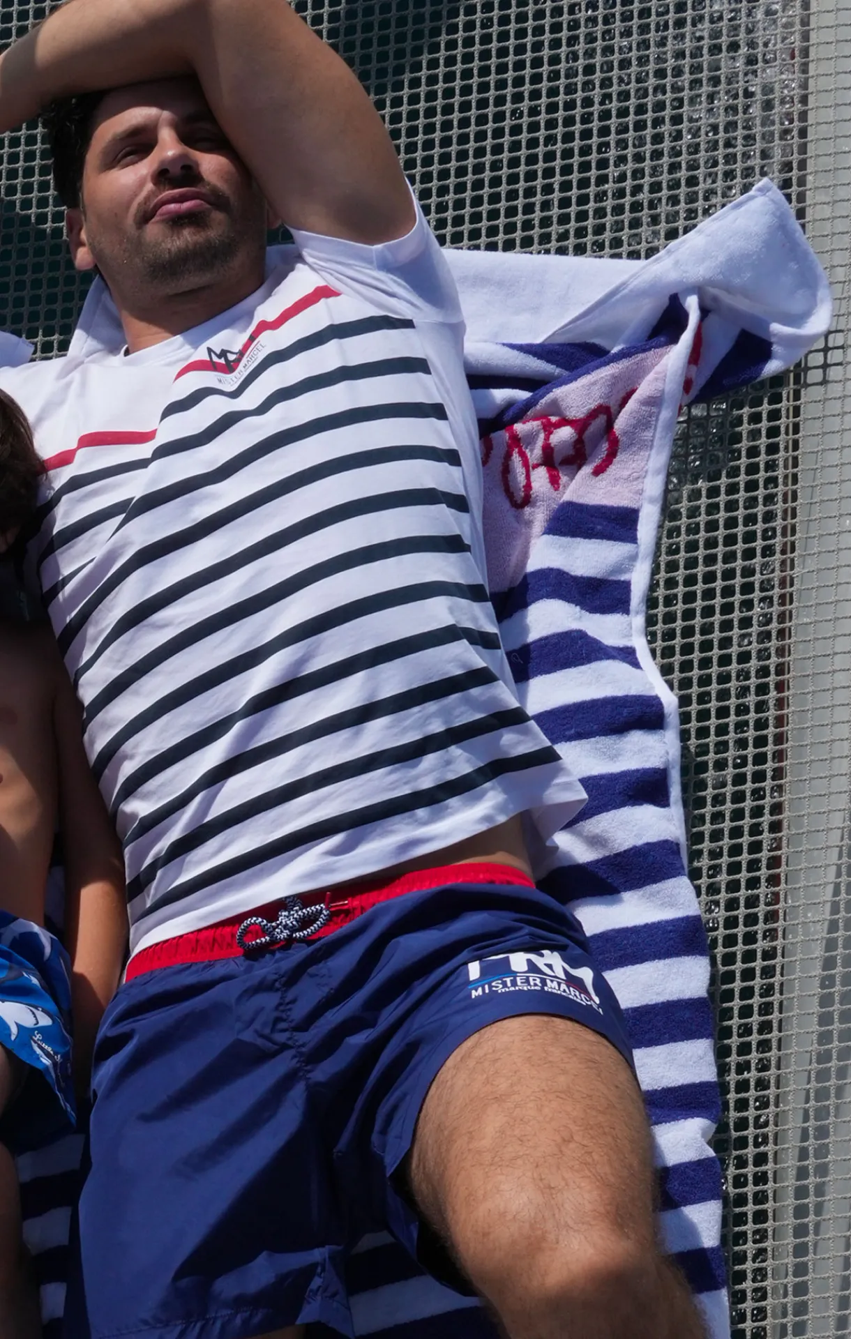 Homme LITTLE MARCEL Board Short Court Homme Marine Mister Marcel