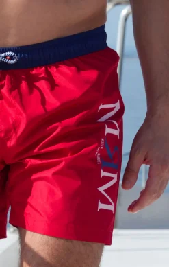 Homme LITTLE MARCEL Board Short Court Homme Rouge