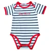 LITTLE MARCEL Body Manches Courtes Bébé Marin Bleu-Marine