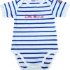 LITTLE MARCEL Body Manches Courtes Bébé Marin Bleu