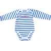 LITTLE MARCEL Body Manches Longues Bébé Marin Bleu
