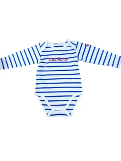 LITTLE MARCEL Body Manches Longues Bébé Marin Bleu