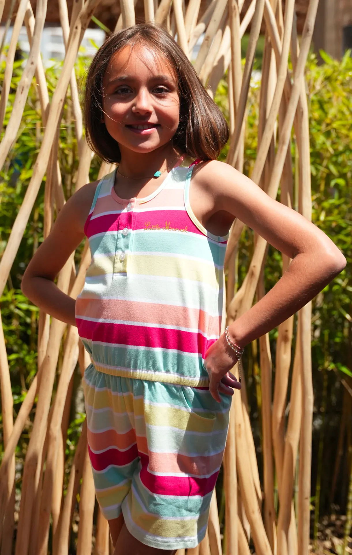 Enfant LITTLE MARCEL Combi-Short Enfant Fille CEMILI MULTI 002FB