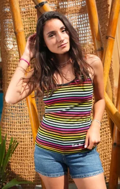 Femme LITTLE MARCEL Débardeur à Rayures femme IMAE MULTI 001FN
