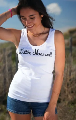 Femme LITTLE MARCEL Débardeur Femme DARJI BLANC