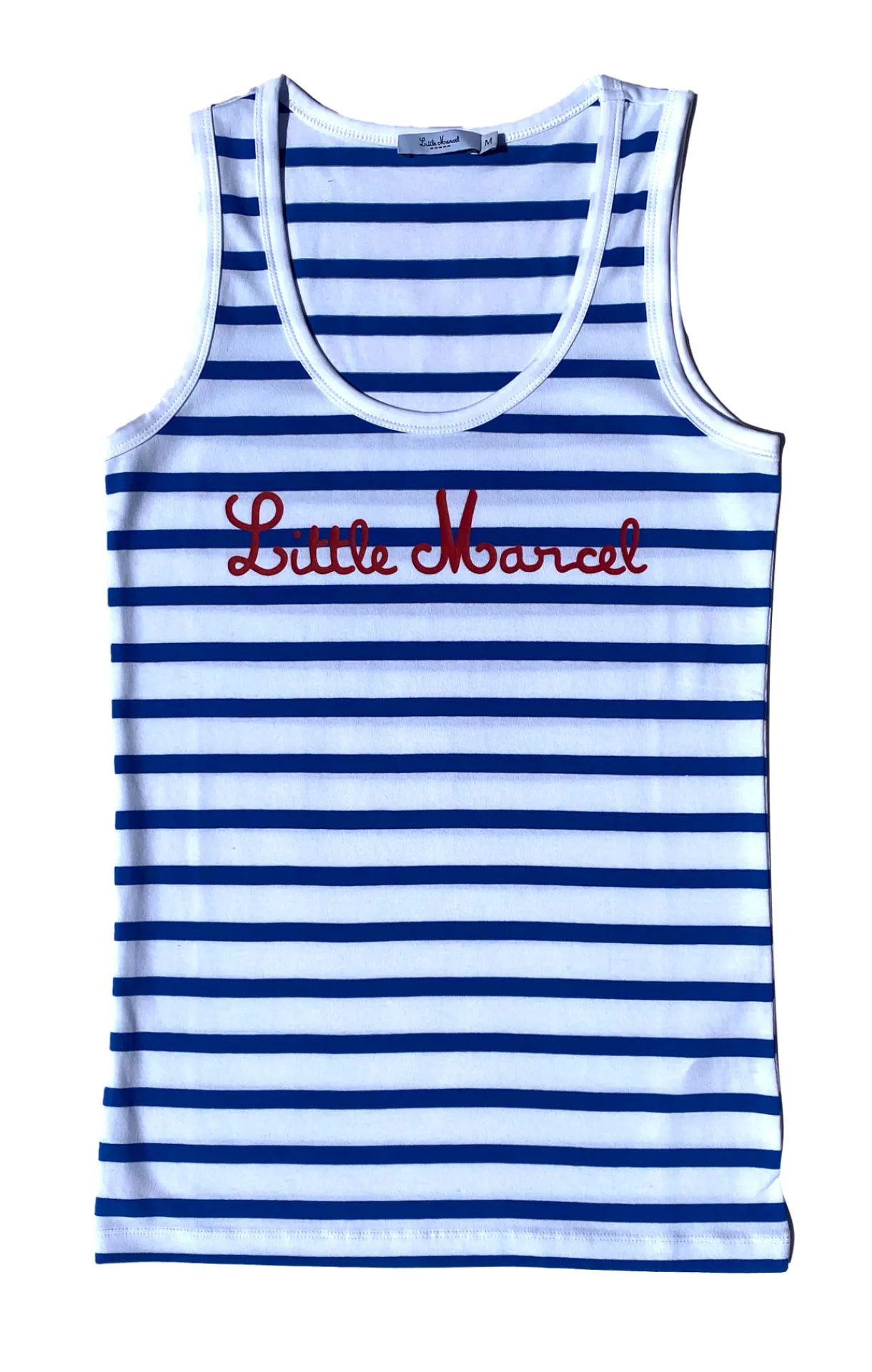 Femme LITTLE MARCEL Débardeur marin femme EPHEMERE BLANC BLEU