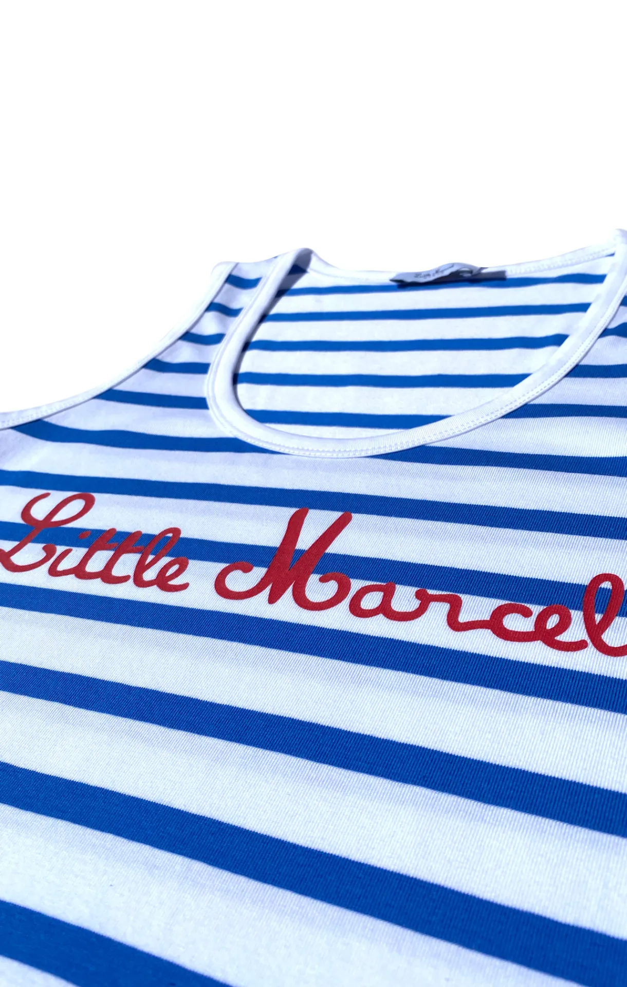 Femme LITTLE MARCEL Débardeur marin femme EPHEMERE BLANC BLEU
