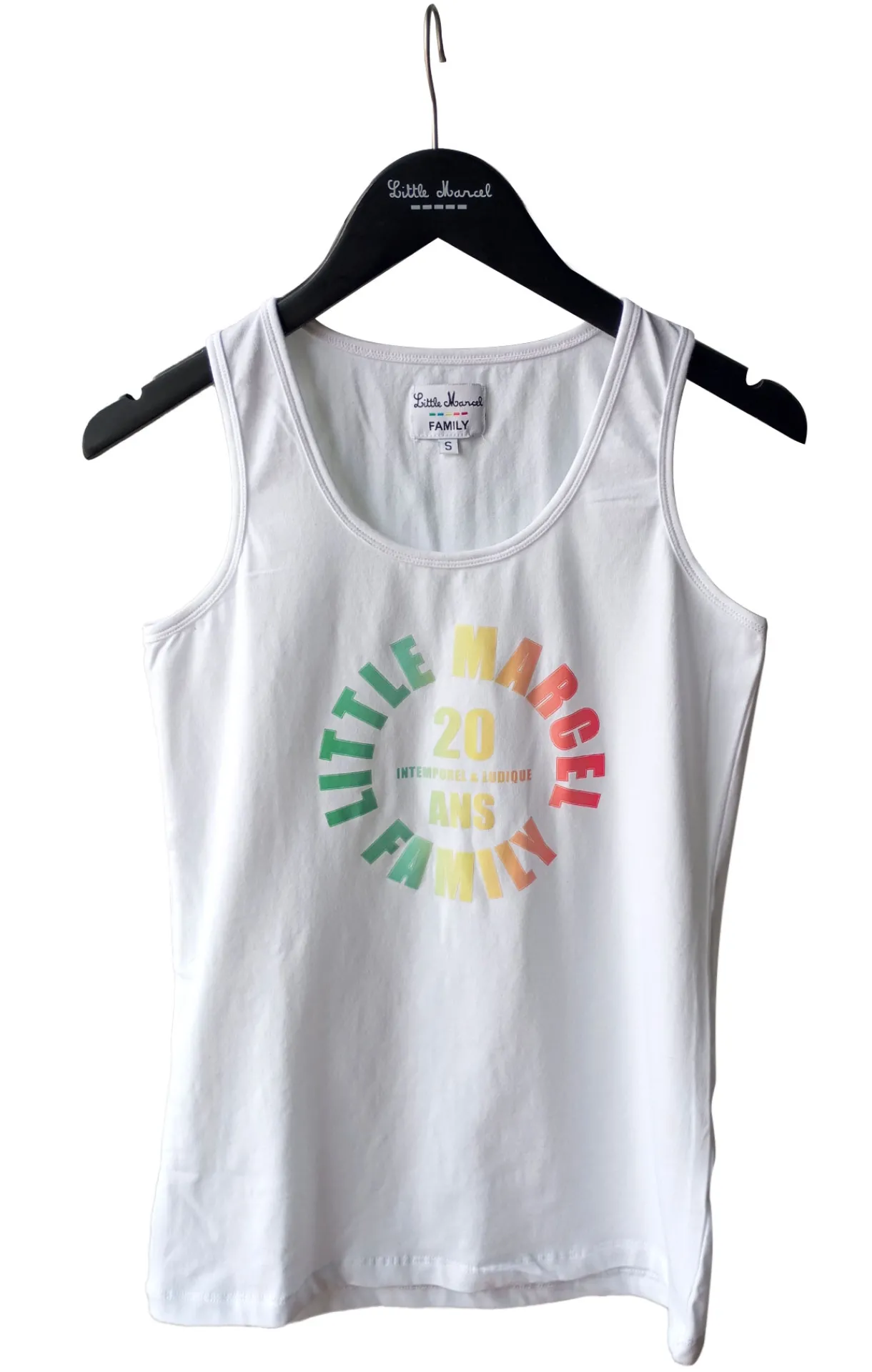 Femme LITTLE MARCEL Débardeur uni femme MARCEL UNI BLANC