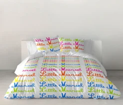 LITTLE MARCEL HOUSSE DE COUETTE COTON ERIS MULTI 140×200 cm + 40 cm