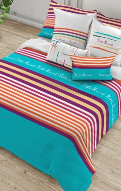 LITTLE MARCEL HOUSSE DE COUETTE COTON RAYACK MULTI 140×200 cm