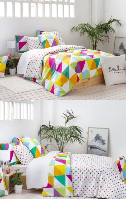 LITTLE MARCEL HOUSSE DE COUETTE PIRAMIDE/MINI DOTS 140X200 cm