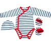 LITTLE MARCEL Kit naissance Bébé Marin Bleu-Marine