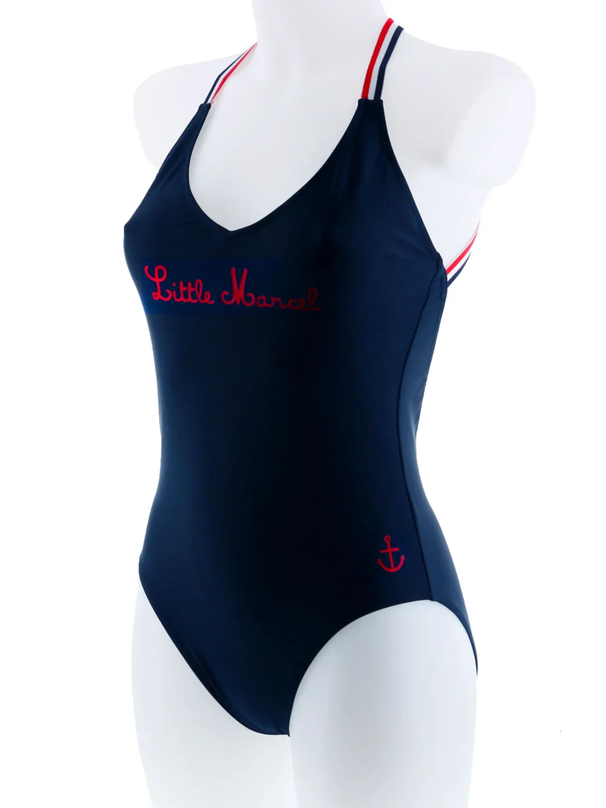 Femme LITTLE MARCEL Maillot de bain 1 pièce Femme Uni Marine