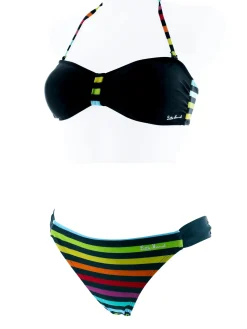 Femme LITTLE MARCEL Maillot de bain 2 pièces Femme Uni Noir Multi