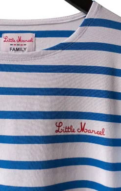 Femme LITTLE MARCEL Marinière femme MARYSE BLANC BLEU
