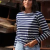 Femme LITTLE MARCEL Marinière femme TARIFA MARINE ECRU