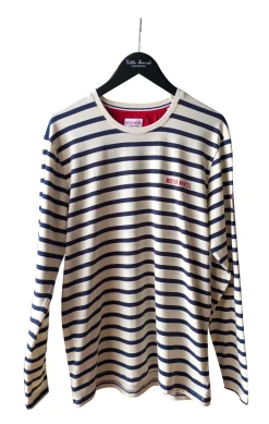 Homme LITTLE MARCEL Marinière Homme MARCUS ECRU MARINE