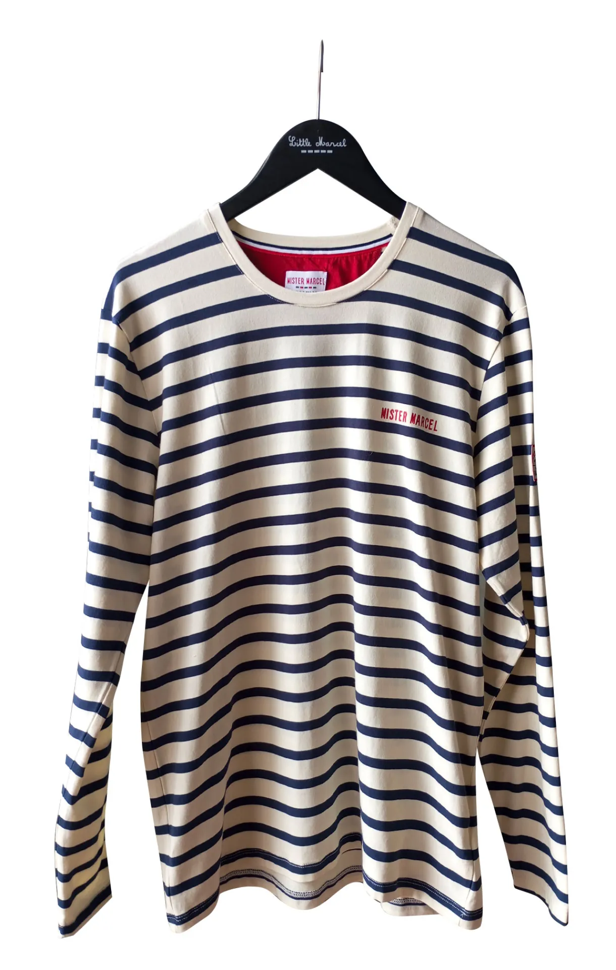 Homme LITTLE MARCEL Marinière Homme MARCUS ECRU MARINE