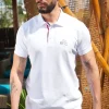 Homme LITTLE MARCEL Polo Manche Courtes homme Mister Marcel NICE BLANC