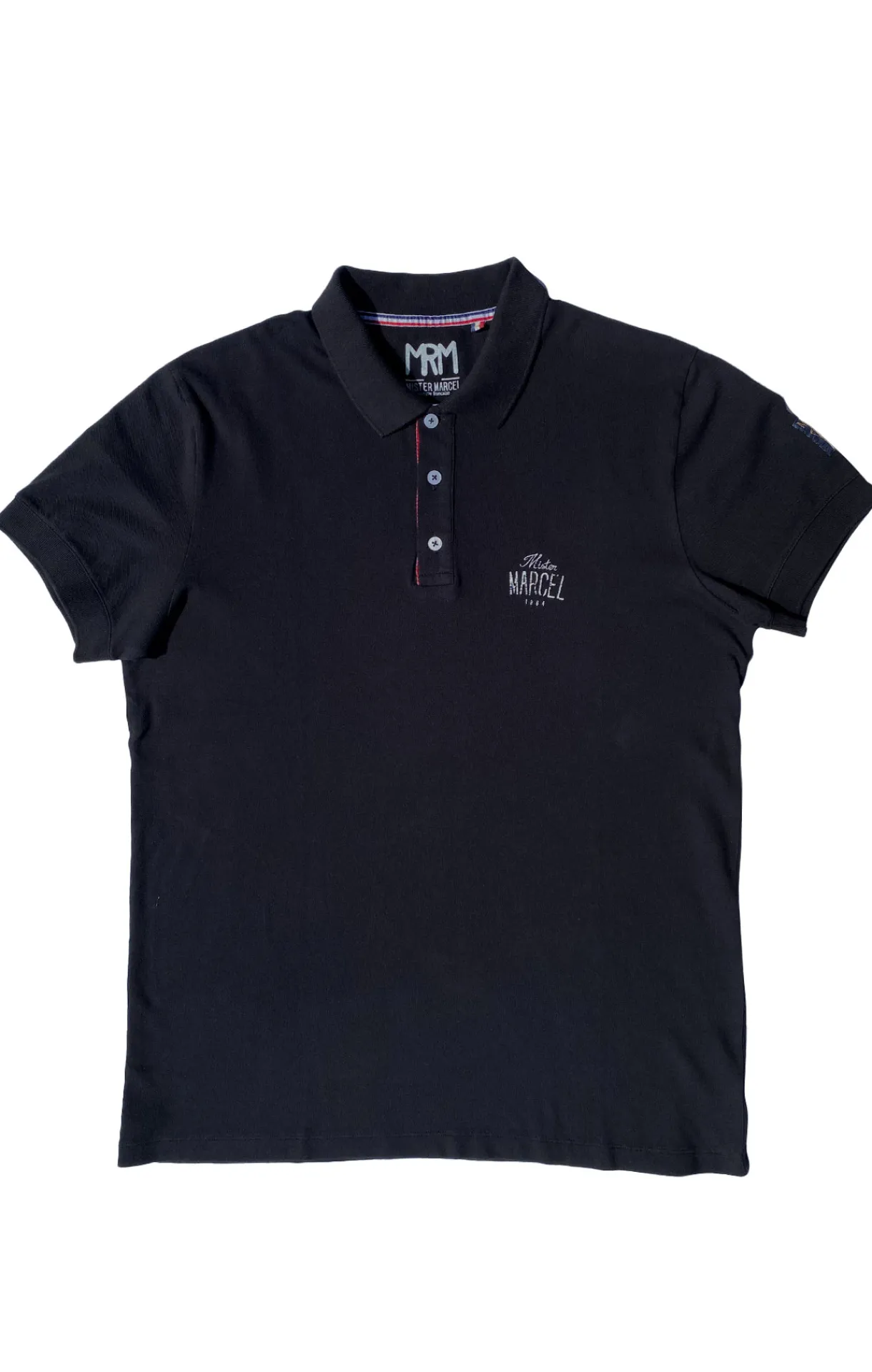 Homme LITTLE MARCEL Polo Manche Courtes homme Mister Marcel NICE NOIR