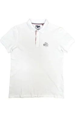 Homme LITTLE MARCEL Polo Manche Courtes homme Mister Marcel NICE BLANC