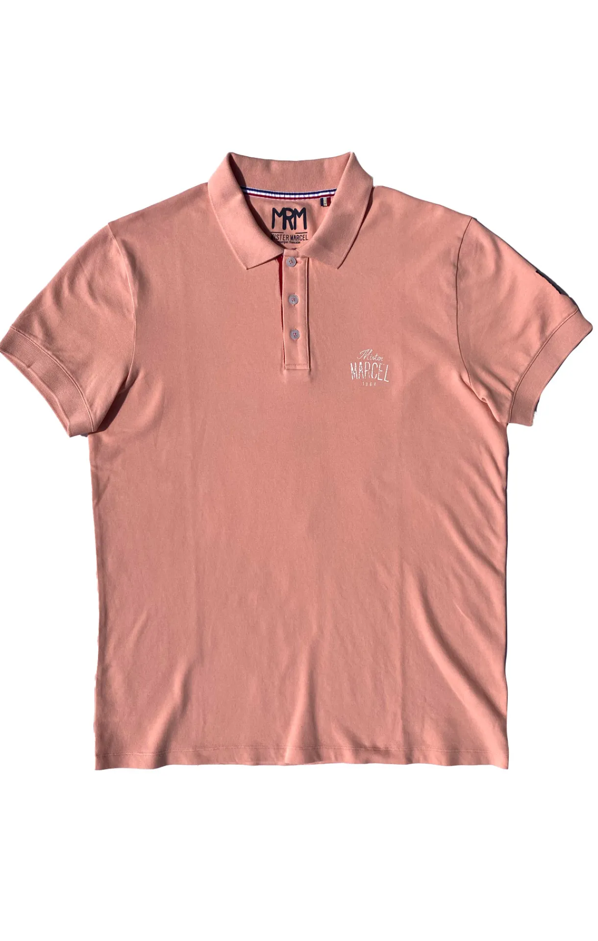 Homme LITTLE MARCEL Polo Manche Courtes homme Mister Marcel NICE ROSE PASTEL