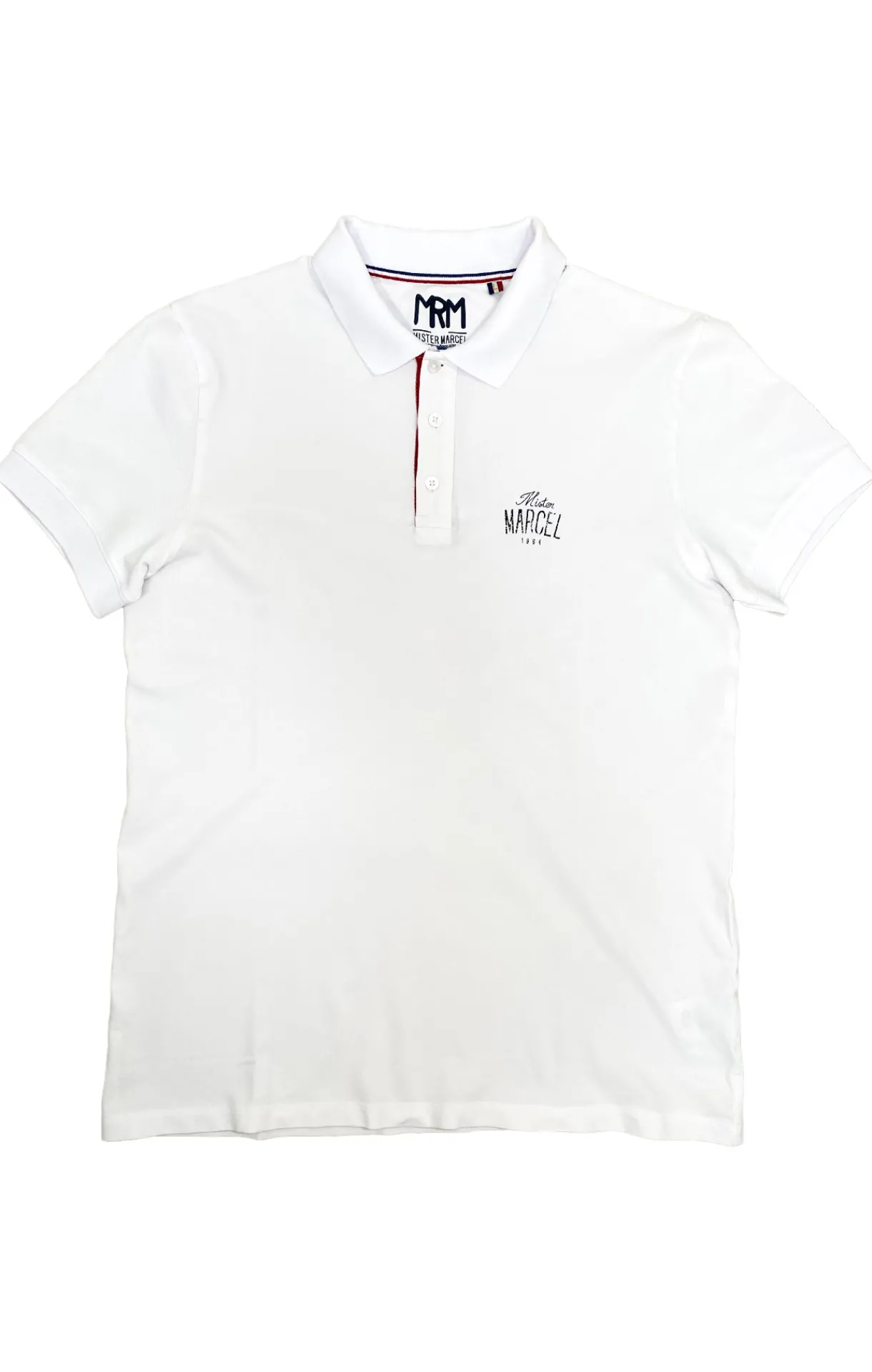 Homme LITTLE MARCEL Polo Manche Courtes homme Mister Marcel NICE BLANC