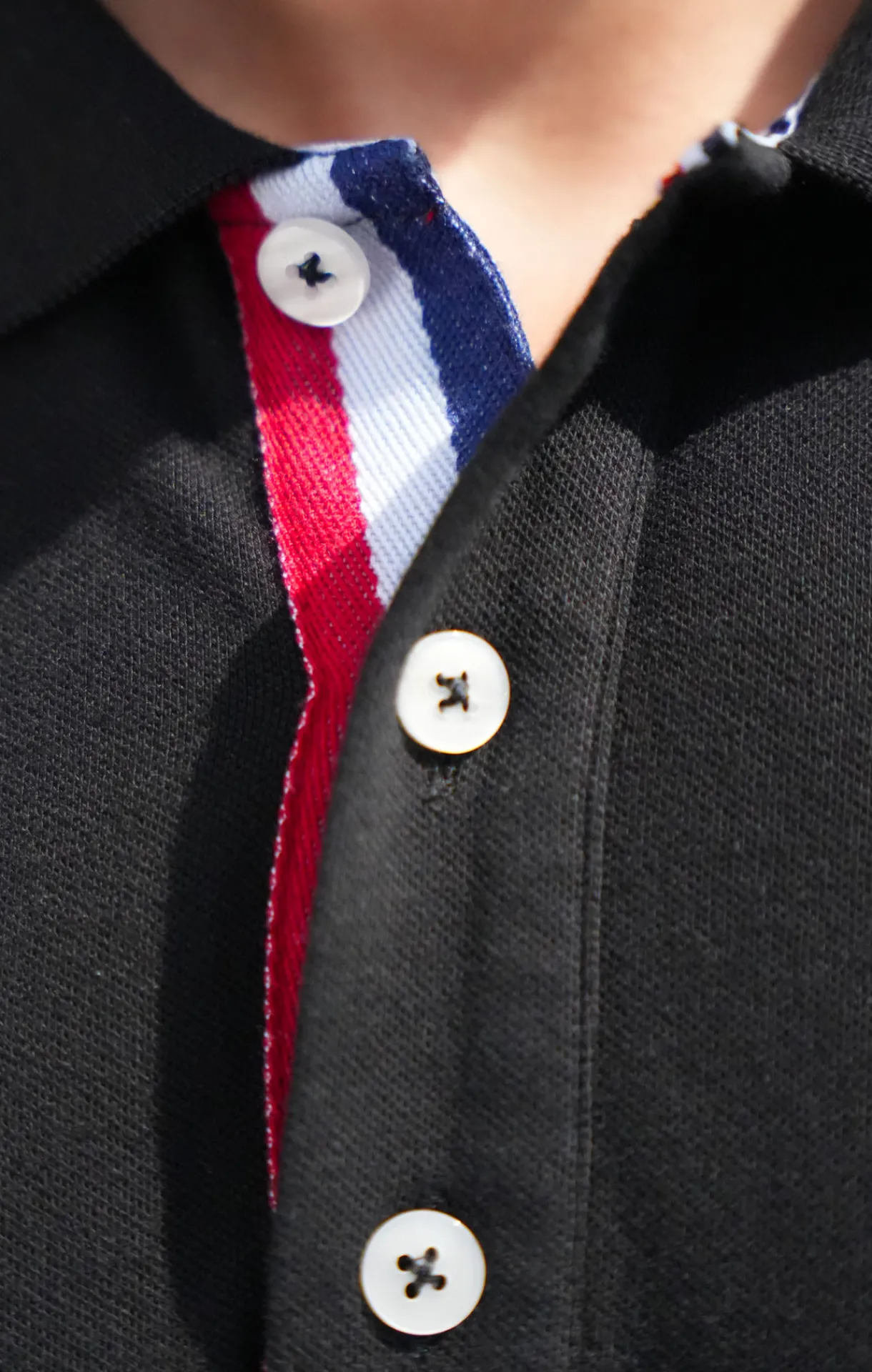 Homme LITTLE MARCEL Polo Manche Courtes homme Mister Marcel NICE NOIR