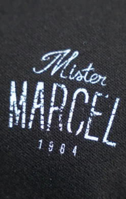 Homme LITTLE MARCEL Polo Manche Courtes homme Mister Marcel NICE NOIR