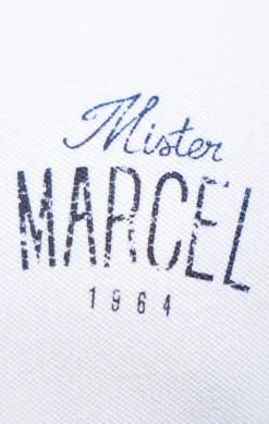 Homme LITTLE MARCEL Polo Manche Courtes homme Mister Marcel NICE BLANC