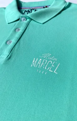 Homme LITTLE MARCEL Polo Manche Courtes homme Mister Marcel NICE VERT PASTEL