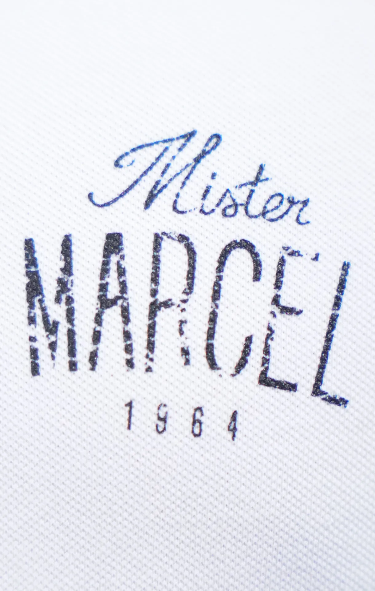 Homme LITTLE MARCEL Polo Manche Courtes homme Mister Marcel NICE BLANC