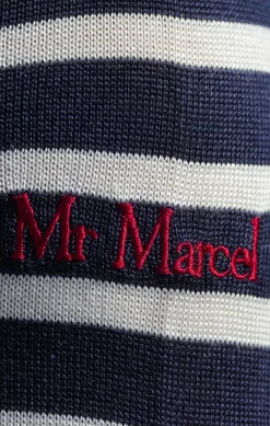 Homme LITTLE MARCEL Pull Manches Longues PABLO MARINE ECRU