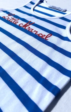 Enfant LITTLE MARCEL Robe Enfant Fille REFERA BLANC BLEU