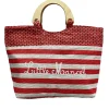 LITTLE MARCEL Sac de plage anses en bois Red ZT1199RED