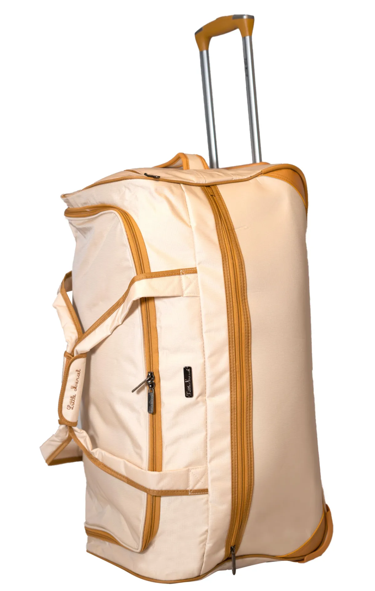 LITTLE MARCEL Sac De Voyage à Roulettes Souple Crème 53Cm