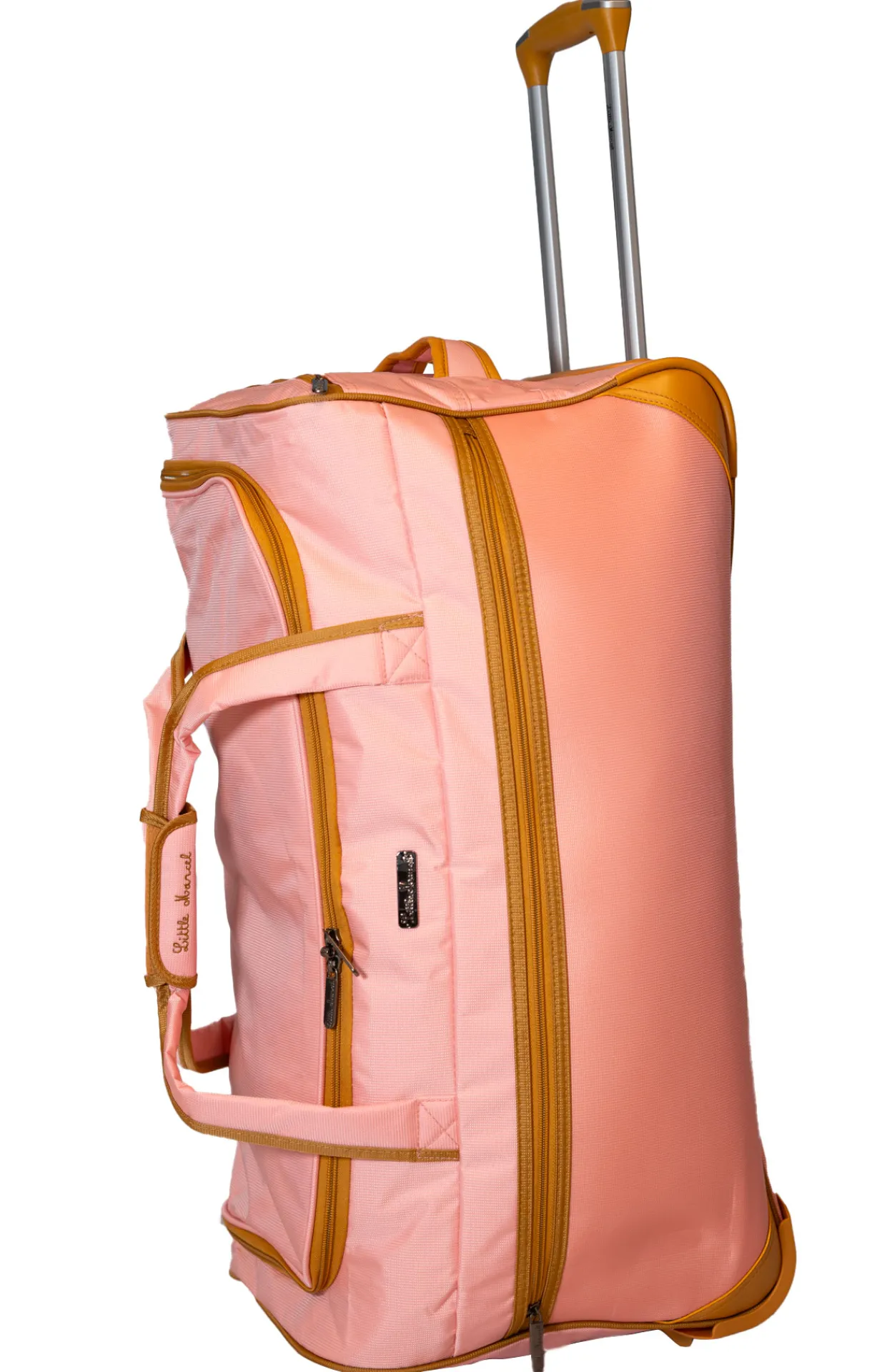 LITTLE MARCEL Sac De Voyage à Roulettes Souple Rose 53Cm