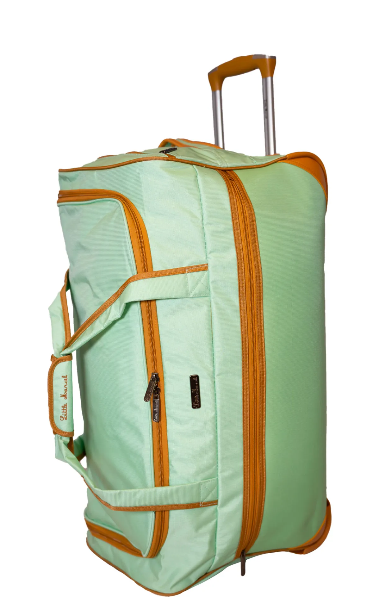 LITTLE MARCEL Sac De Voyage à Roulettes Souple Vert pastel 72 cm