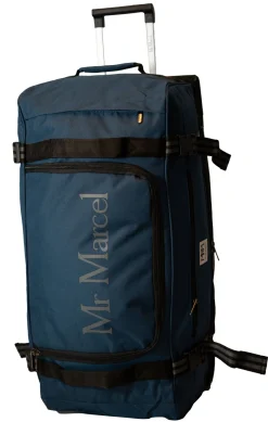 Homme LITTLE MARCEL Sac de Voyage à Roulettes Souple Mister Marcel Marine 72 cm