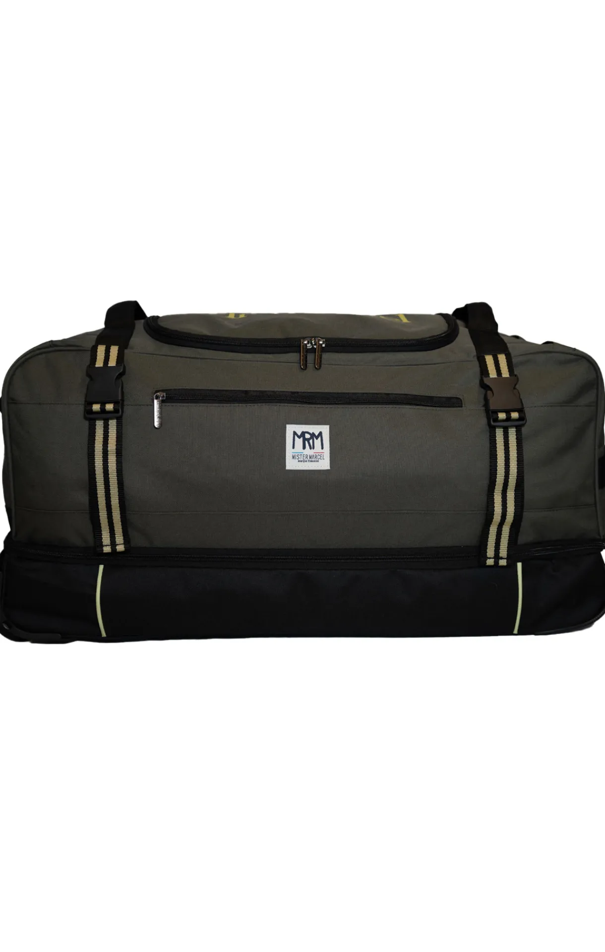 Homme LITTLE MARCEL Sac de Voyage à Roulettes Souple Mister Marcel Kaki 72 cm