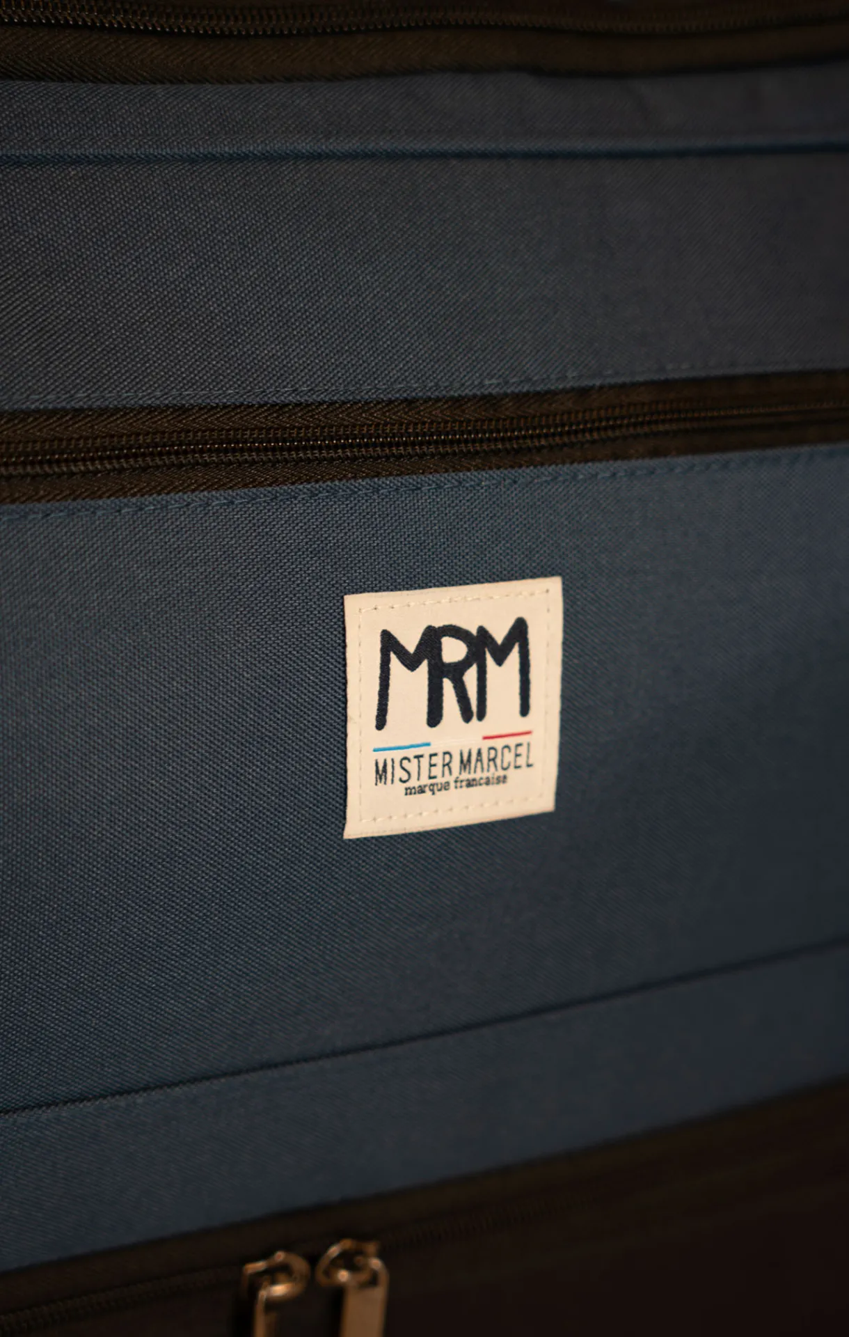 Homme LITTLE MARCEL Sac de Voyage à Roulettes Souple Mister Marcel Marine 72 cm