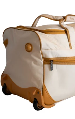 LITTLE MARCEL Sac De Voyage à Roulettes Souple Crème 53Cm