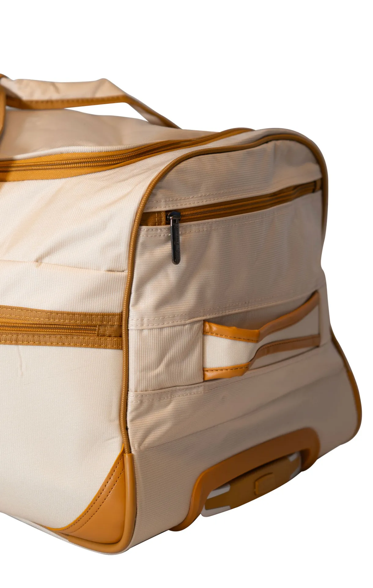 LITTLE MARCEL Sac De Voyage à Roulettes Souple Crème 53Cm