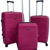 LITTLE MARCEL Set de 3 Valises Rigide PP Fushia