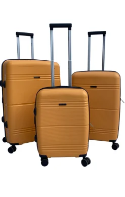 LITTLE MARCEL Set de 3 Valises Rigide PP Orange