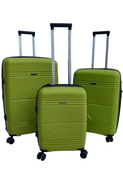 LITTLE MARCEL Set de 3 Valises Rigide PP Anis