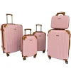 LITTLE MARCEL Set de 5 Valises Rigide ABS Rose