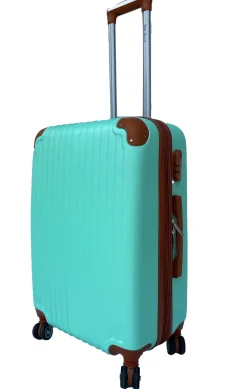 LITTLE MARCEL Set de 3 Valises Rigide ABS Vert Pastel