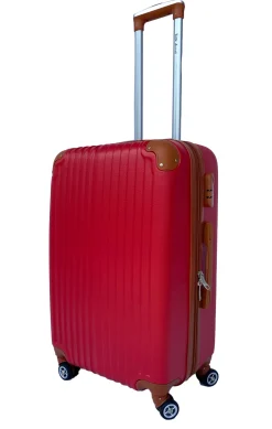 LITTLE MARCEL Set de 3 Valises Rigide ABS Rouge