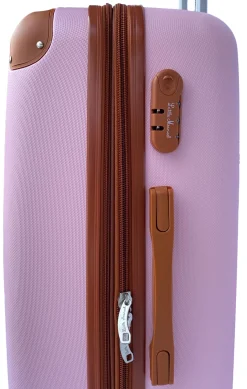 LITTLE MARCEL Set de 3 Valises Rigide ABS Rose